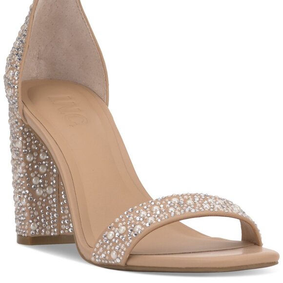 I.N.C. International Concepts Women's Lexini Two-Piece Sandals Pearl Bling - Picture 8 of 8